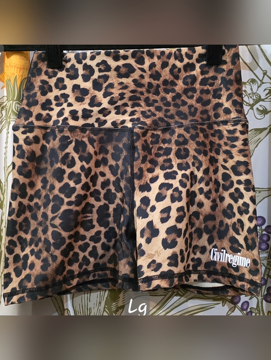 Civil Regime Pants - Civil Regime "Leopard Energy" Bike Shorts